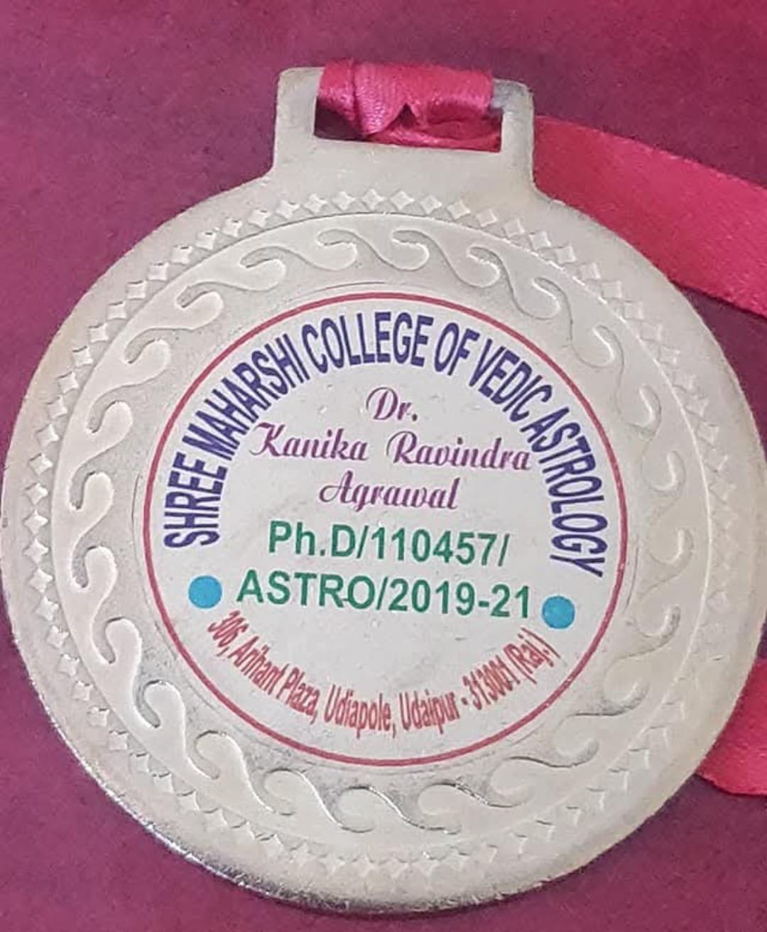 Dr. Kanika Ravindra Agrawal Award